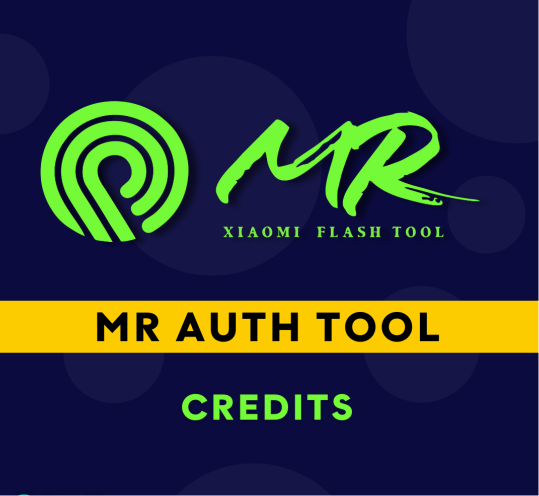 Mr Auth Tool - Xiaomi/Realme/Oneplus/Oppo Creidits⚡